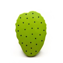 Mexican Baby Teether, Silicone Teething Toy for Teeth Relief, Soothing Grip for 3+ Months, BPA-Free (Nopal)