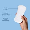 100% Organic Panty Liners for Women, Ultra Thin Cotton Cover,