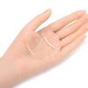 100pcs Hypoallergenic Long Ear Wire Earring Hooks 45mm Dangle Gold
