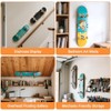 DYAUS 360° Rotating Skateboard Wall Mount, Extending Skateboard Wall Hanger,
