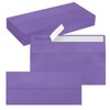 50 Pack #10 Business Envelopes, Self Seal Standard Purple Envelopes