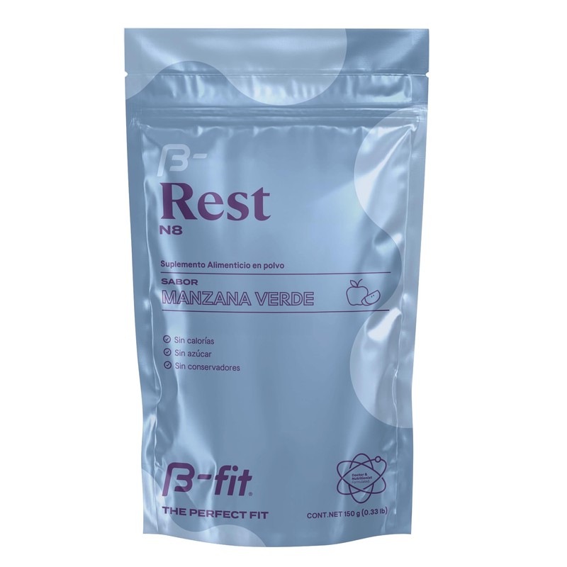 B-FIT Rest N8 Nootrópicos - Magnesio, GABA y L-Triptófano