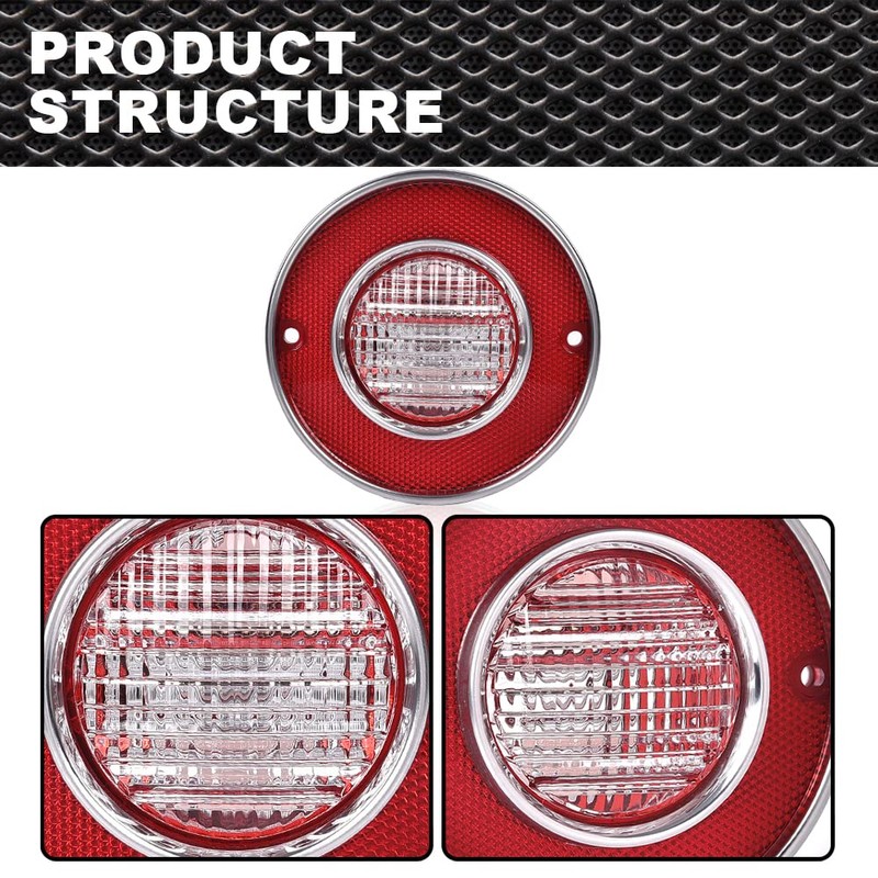 CNNELL Tail Lights Assembly Rear Lights Compatible with Chevy Corvette