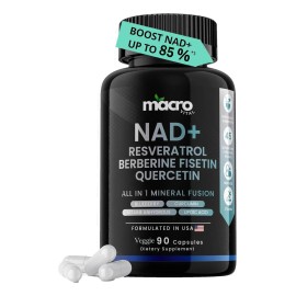 Nad Resveratrol Y Quercitina Max Potente Americano Prime