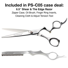 Olivia Garden PrecisionCut Professional Hairdressing Shears Intro Case Deal (6.5")