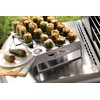 Outset QS83 Chicken Leg and Jalapeño Roaster with Collapsible Legs,