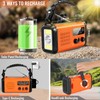 20000mAh / 74000mWh Emergency Radio, Solar Hand Crank Radio AM/FM/NOAA