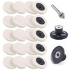 Tiardey 21 x 2 inch compressed wool fabric polishing discs