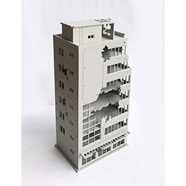 Outland Models Railway Scenery City Ruin Building Damaged Abandoned Mall N Scale