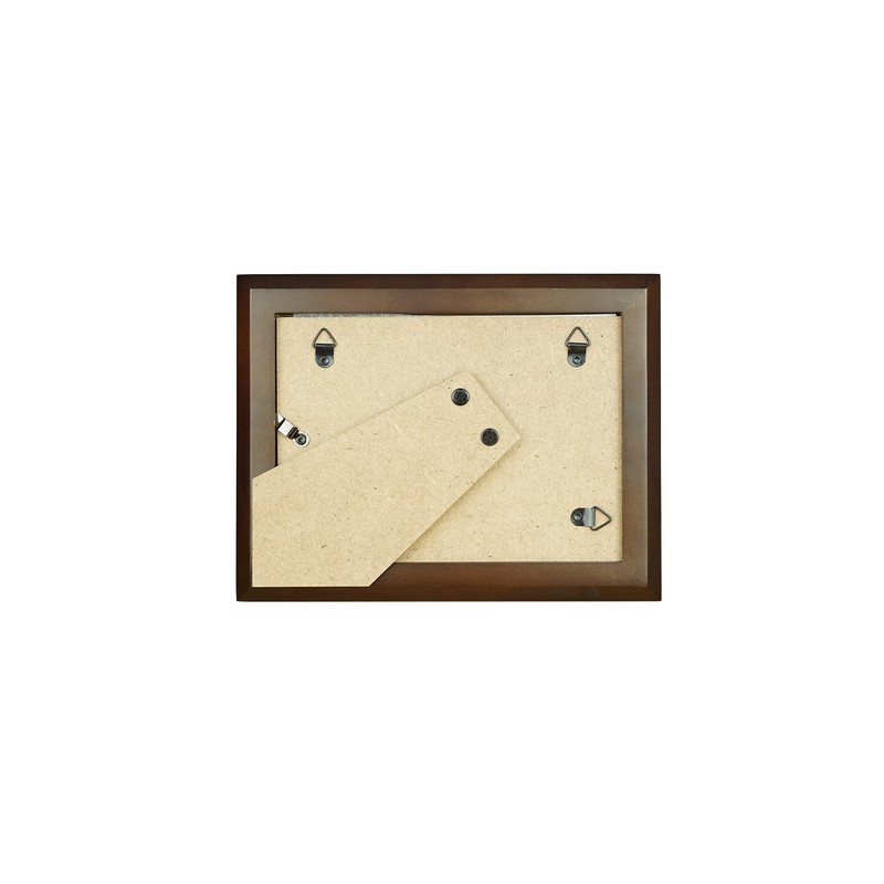 Banjoh 106541 Photo Frame, 3-Way Wooden Frame, 2L, Brown