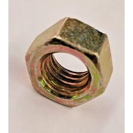 Midwest Fastener 3/8"-16 Grade 8 Finished Hex Nuts Yellow Zinc Plated Steel Qty 50