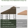 10x10 Gazebo Replacement Top, 10x10 FT Canopy Gazebo Cover Replacement