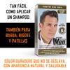 Tinte En Gel Para Barba Bigote Cabello Men Castaño Claro