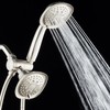 AquaDance Luxury Square 48-setting High-Pressure Dual Head/Handheld Shower Spa Combo.