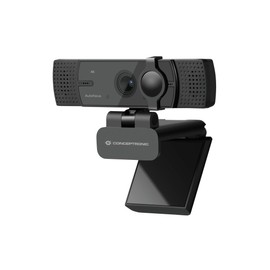 CONCEPTRONIC AMDIS07B 4K Ultra HD Webcam with Dual Microphone