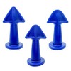 3Pcs Caulk Nozzle Applicator Sealant Finishing Tool,Reusable Applicator,Silicone Caulking Tools(Blue-6.5R,10R,13R)