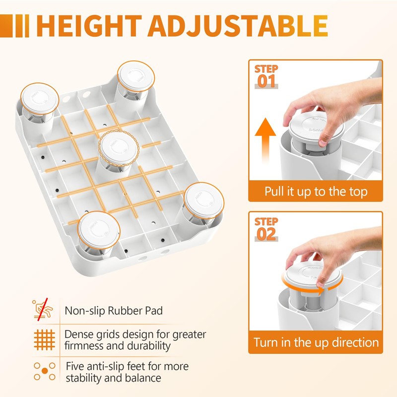 Ronlap One Step Stools for Adults, Portable Safety Step Platform