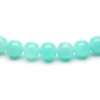 Echtes Hämatit Edelstein Armband mit 6mm Perlen und Edelstahlherz -