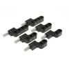 8pc. Billet Ignition Wire Loom Set Black. Best looking/ function