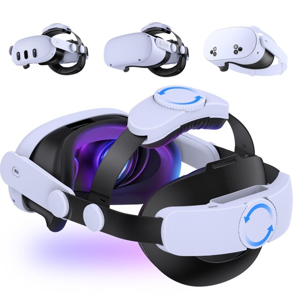 Lightweight Liftable Head Strap for Meta Quest 3/3S/Meta Quest 2,VR