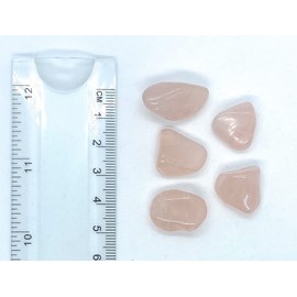 Rose Quartz Small Tumble Stone - 5 Pc