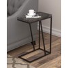 Coaster Furniture Chevron Rectangular Rustic Grey Accent Table 931146