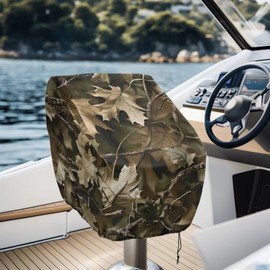 Whosucclay Dead Tree Branches Boat Seat Covers for 2 Pack-Grade Waterproof Boat Seat Covers - Outdoor Use 23 x 21 x 24 Inch Full Length Protection for Chair Cover