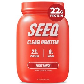 SEEQ Clear Whey Isolate Protein Powder,350g, 25 Servings, 22g Protein Per Serving - 0g Lactose, Sugar-Free, Keto-Friendly, Soy Free - Juice-Like Protein, Post-Workout Recovery, Fitness Dietary Supplement