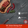 Grill Fork 24-inch Super Long for Grilling Barbecue Griddle and