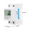Single Phase Energy Meter, 5-80A DDM15SC LCD Digital Display Single