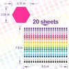 8000 PCS Small Dot Stickers 0.8 cm Shaped Sticky Dots