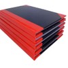 A4 Size Stylish Black & Red Waterproof Notebook, 68 Pages