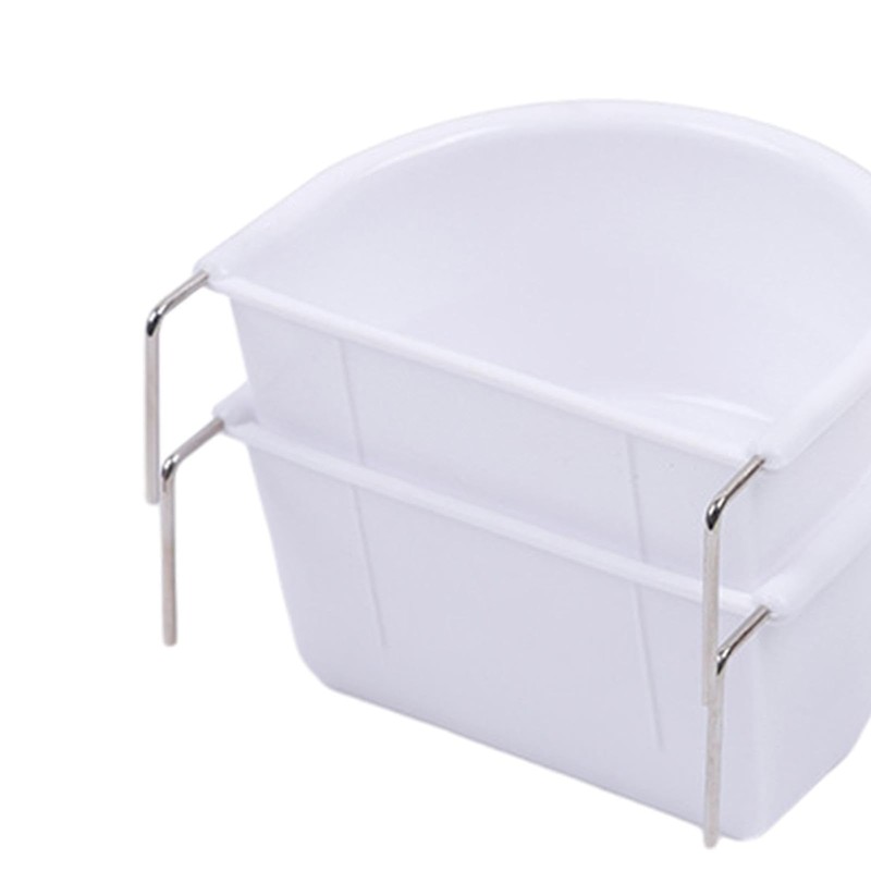 Generic 2 Pieces Bird Feeding Dish Bird Cage Accessories, Easy