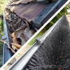 1 x 4m (4 metres) 100mm Black Hedgehog Gutter Brush