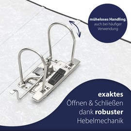 15 x Midori White in A4 format DIN A4 Polypropylene Plastic Folder 5 cm