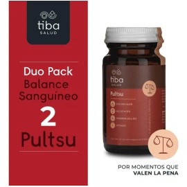 Duo Pack Balance Sanguíneo Pultsu 60 Cápsulas | Tiba Salud Sabor Natural