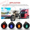 APIELE Waterproof Round Rocker Toggle Switch 2 Position DC 12V