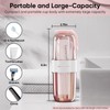Westwood Travel Toothbrush Case Travel Toothbrush Holder with Cup, Large