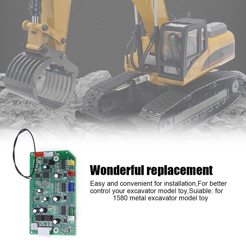 Receiver Board Spare Parts Accessory Fit for 1580 Metal Excavator