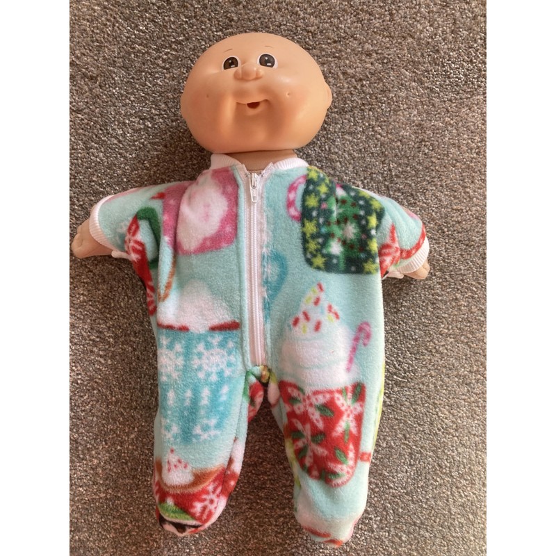 Blue Hot Chocolate Pjs Fits 14" Cabbage Patch or Preemie