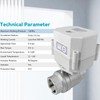 BACOENG Motorized Ball Valve, 3/4" DN20 Electrical Ball Valve, 2