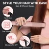 MiroPure 360° Titanium Flat Iron Hair Straightener and Curler 2