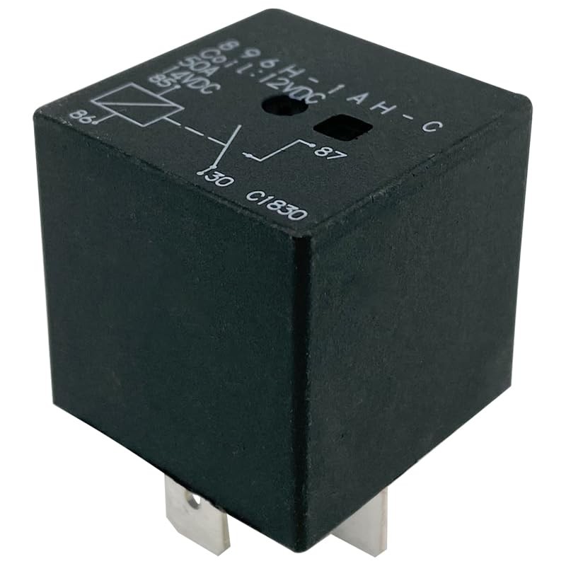 896H-1AH-C (2-Pack) 12VDC 50A 4-Pin SPST High Current Automotive Relay