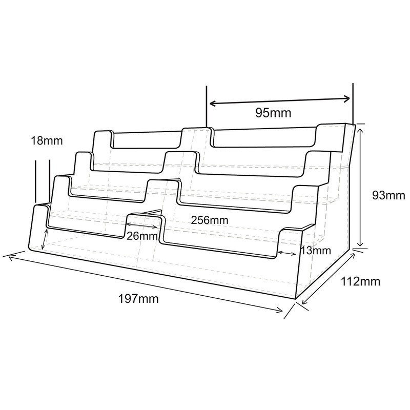 Taymar Eight Pocket Landscape Business Card Holder, 8BC93