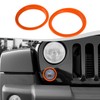 SQQP Front Turn Signal Light Lamp Trim Cover Compatible with