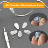 MyyYiTar Eyeglasses Silicone Nose Pads with Soft Hard Core Repair