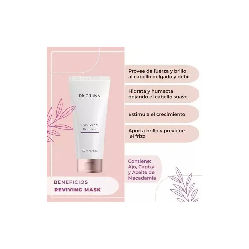 Shampoo Y Acondicionador Reviving Fortalece Suaviza Hidrata
