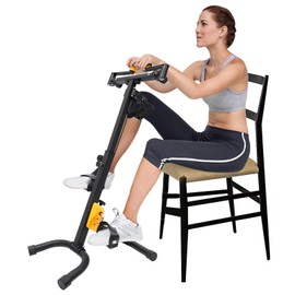 Pedal Exerciser Bike,Foldable Body Exercise Bike for Seniors 264.55 Lbs Load,Home Pedal Exercise Bike Height Adjustable for Home,Gym, Hotel,School