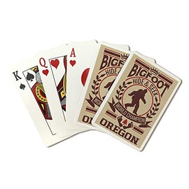 Oregon - Bigfoot - Hide and Seek World Champion 100036 (Playing Card Deck - 52 Card Poker Size with Jokers)