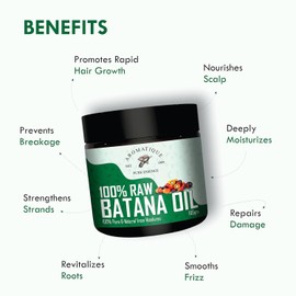 Generic Raw Batana O.il. | Unrefined Cold Pressed Batana O.il. for Hair Growth by Dr Sebi Sourced from Honduras | Hair & Skin Nourishment O.il. (100 Gms) (Buy 2 Quantity Get 1 Quantity Free)